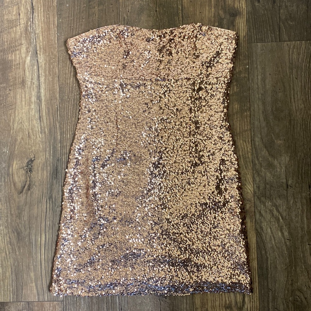 Gold Sequin Dress